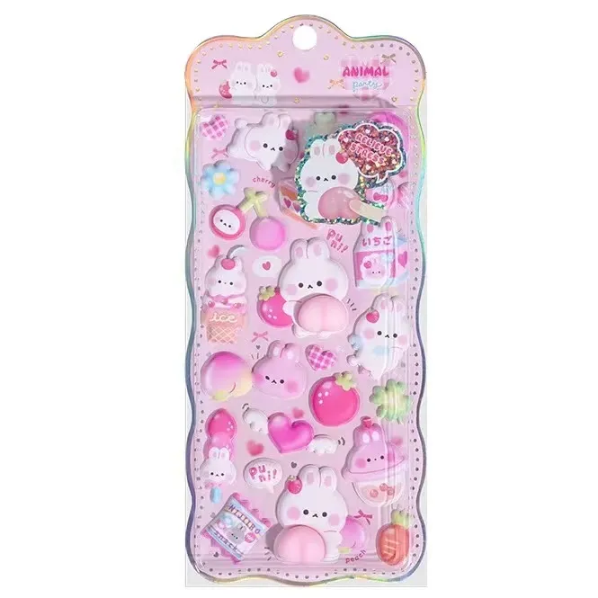 3D স্কুইশি বাট স্টিকার