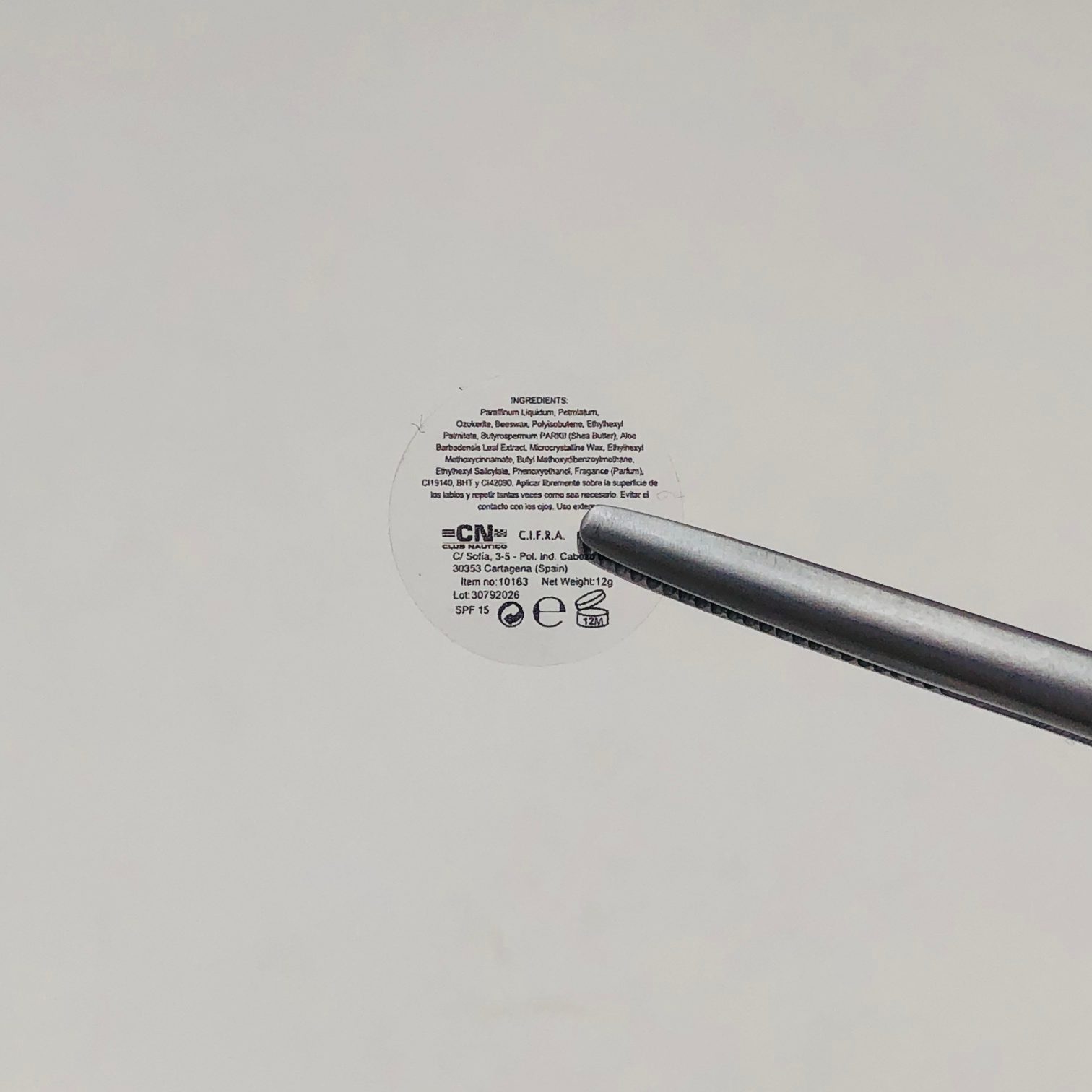 বৃত্তাকার স্বচ্ছ লেবেল